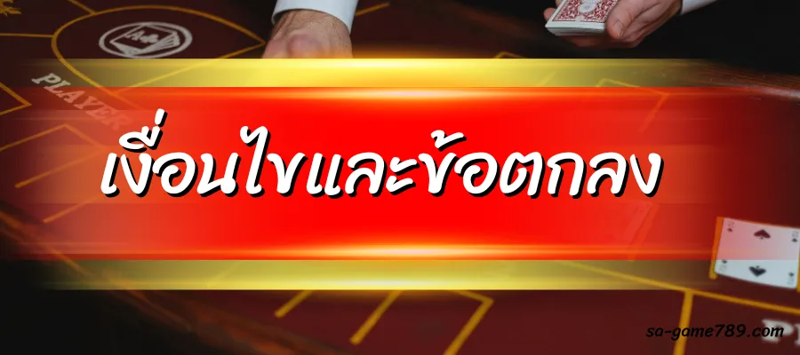 เงื่อนไขและข้อตกลงในการใช้บริการ